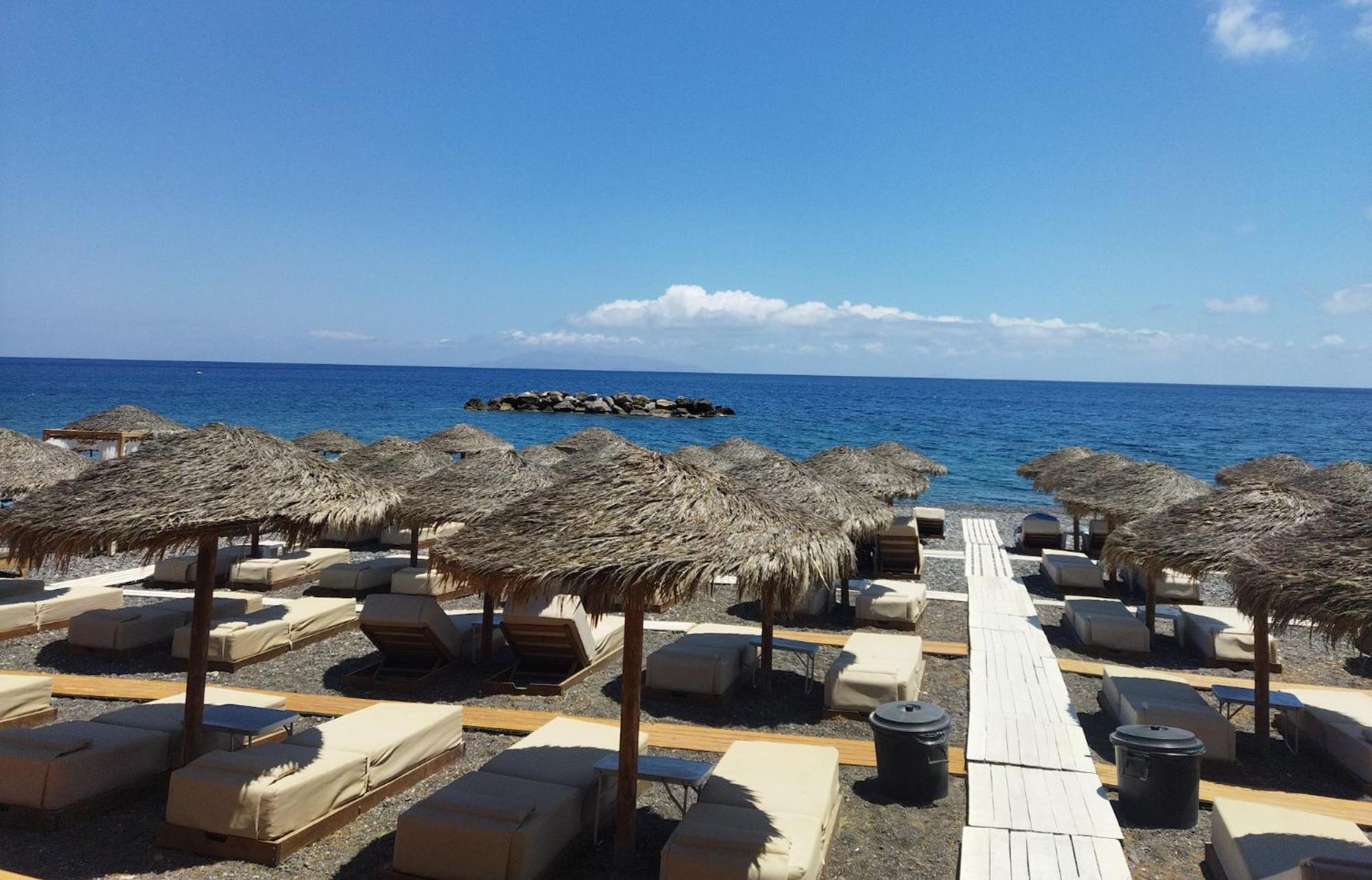Nostos Beach (Adults Only) Kamári Exterior foto